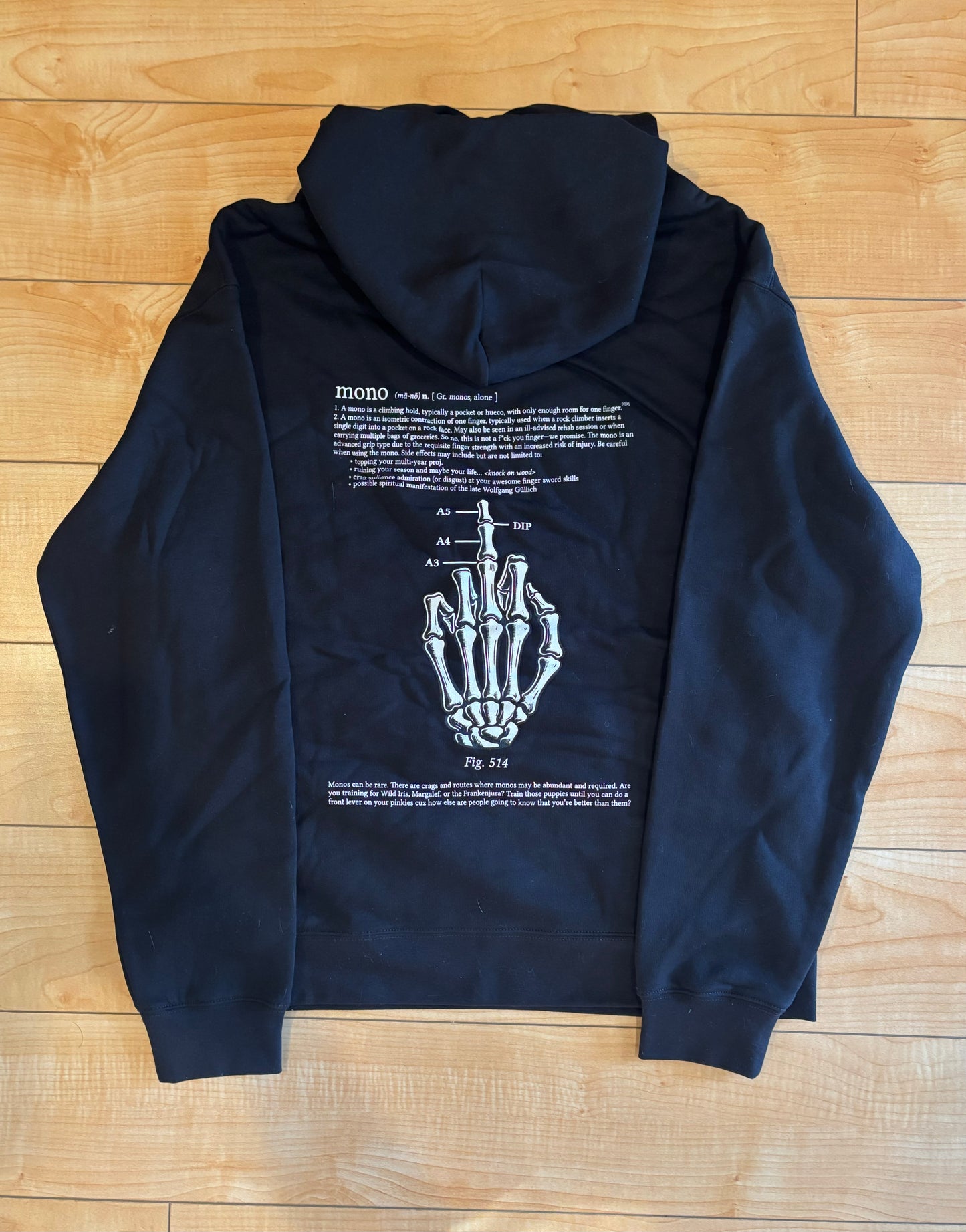 mono (hand position) hoodie