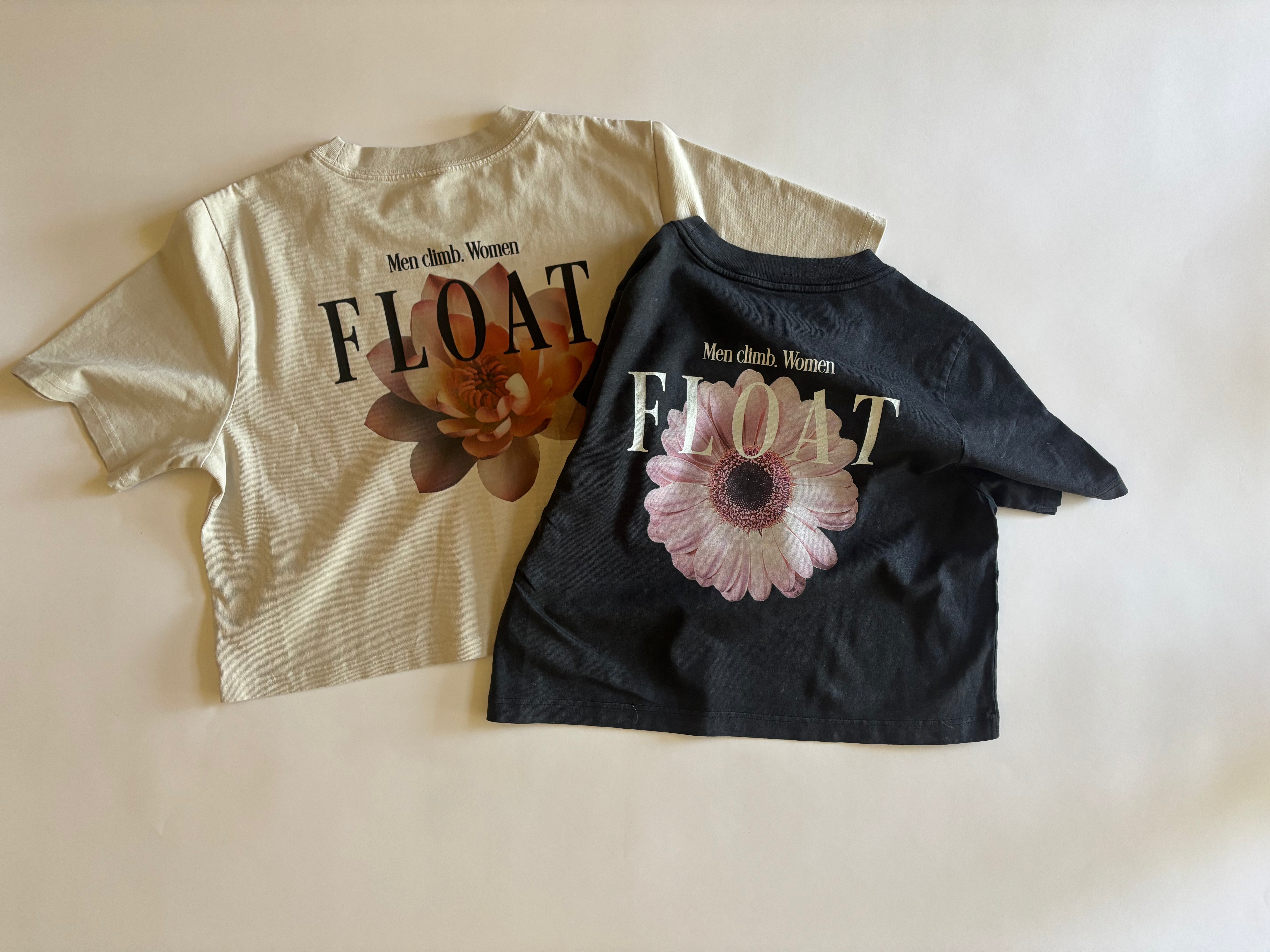 floatin' crop tee