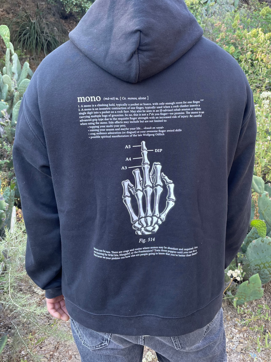 mono (hand position) hoodie